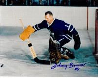 Johnny Bower Autographed Toronto Maple Leafs 8x10 Photo #10