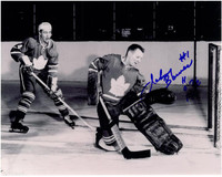 Johnny Bower Autographed Toronto Maple Leafs 8x10 Photo #9