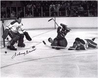 Johnny Bower Autographed Toronto Maple Leafs 8x10 Photo #6