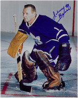 Johnny Bower Autographed Toronto Maple Leafs 8x10 Photo #4
