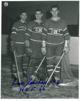 Emile Bouchard Autographed Montreal Canadiens 8x10 Photo