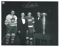 Sid Abel Autographed Detroit Red Wings 8x10 Photo #1