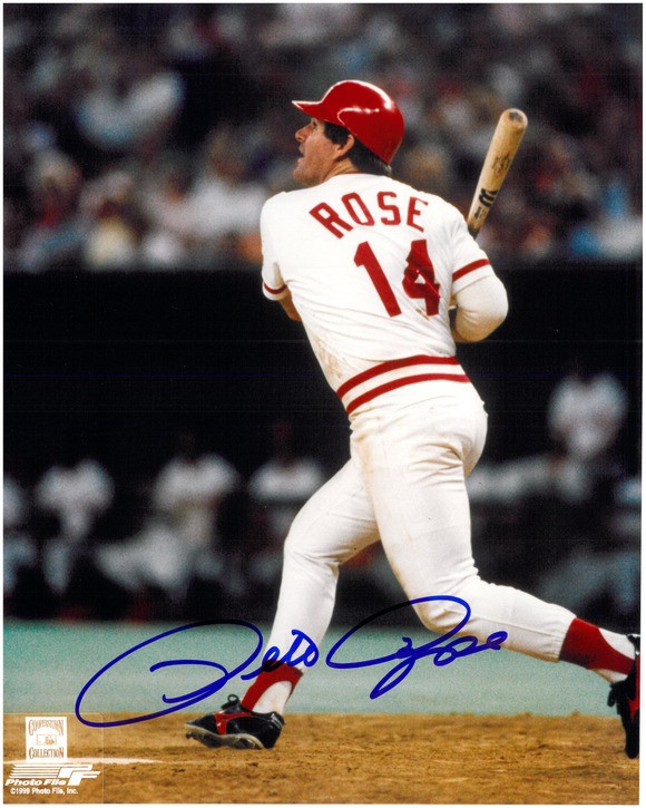 Shop Cincinnati Reds Pete Rose Autographed Red Authentic Mitchell