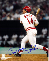 Pete Rose Autographed Cincinnati Reds 8x10 Photo #4