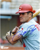 Pete Rose Autographed Cincinnati Reds 8x10 Photo #3