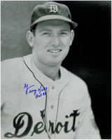 George Kell Autographed Detroit Tigers 8x10 Photo #1