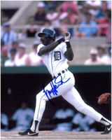 Larry Herndon Autographed Detroit Tigers 8x10 Photo #1