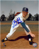 Roger Craig Autographed Brooklyn Dodgers 8x10 Photo #3