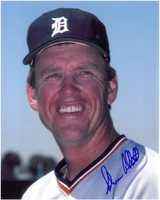 Glenn Abbott Autographed Detroit Tigers 8x10 Photo #1