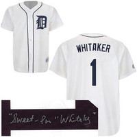 Lou Whitaker Autographed Detroit Tigers Nike Jersey w/ "Sweet" Inscription