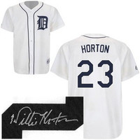 Willie Horton Autographed Detroit Tigers Nike Jersey