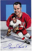 Gordie Howe Autographed Legends of Hockey Card