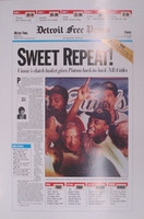 "Sweet Repeat" 1990 Detroit Pistons Free Press Poster