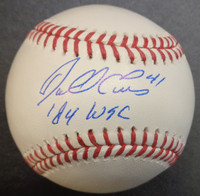 Darrell Evans Autographed Baseball  - Official Major League Ball w/ "84 WSC"