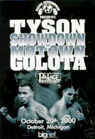 Mike Tyson vs Andrew Golota - Official Fight Poster from Detroit
