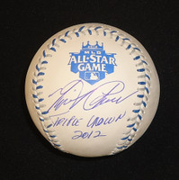 Miguel Cabrera Autographed 2012 All Star Game Baseball Inscribed "Triple Crown 2012"