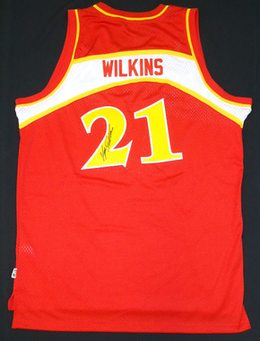 dominique wilkins autographed jersey