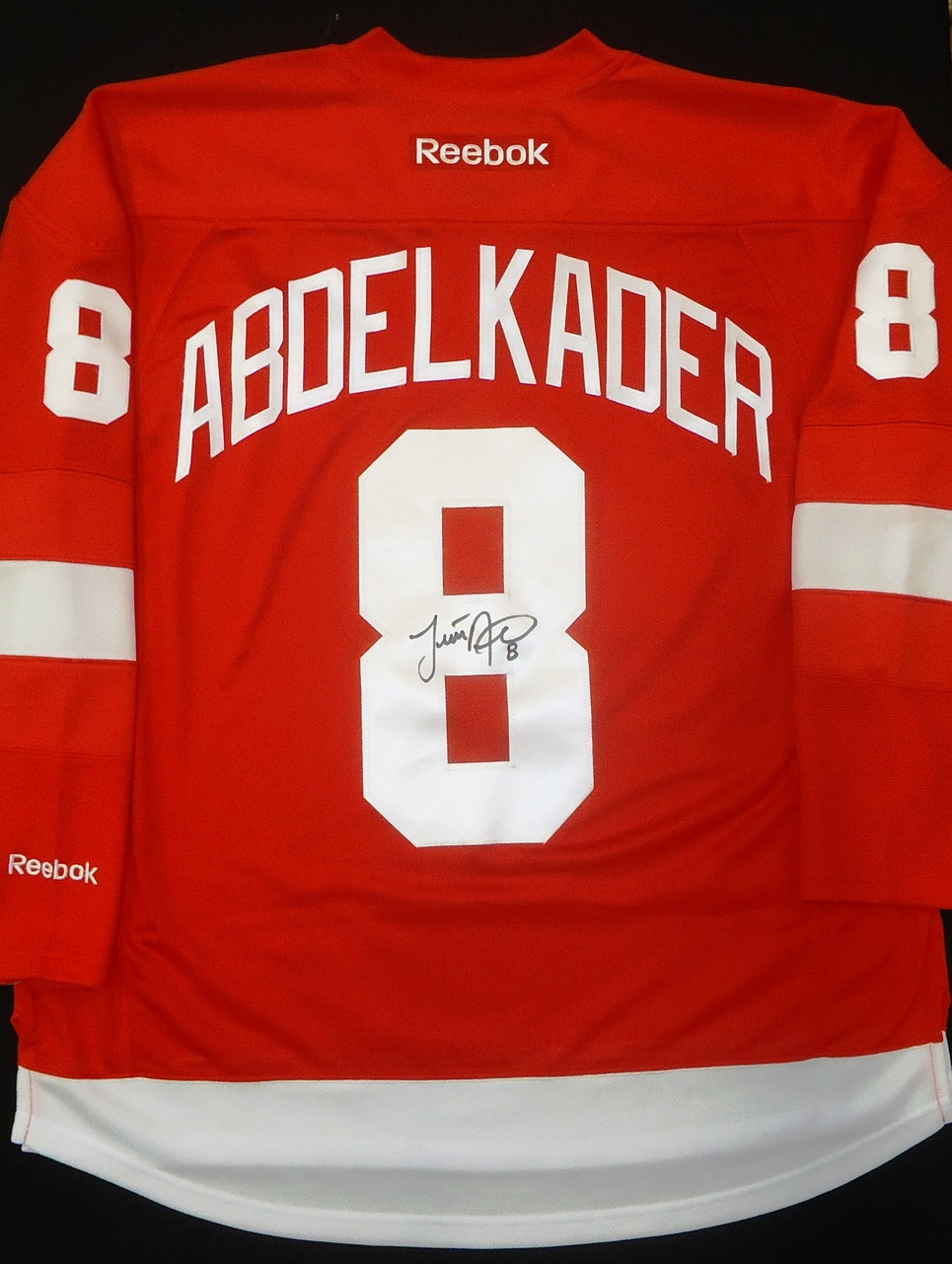 Justin Abdelkader Autographed Detroit Red Wings Home Jersey
