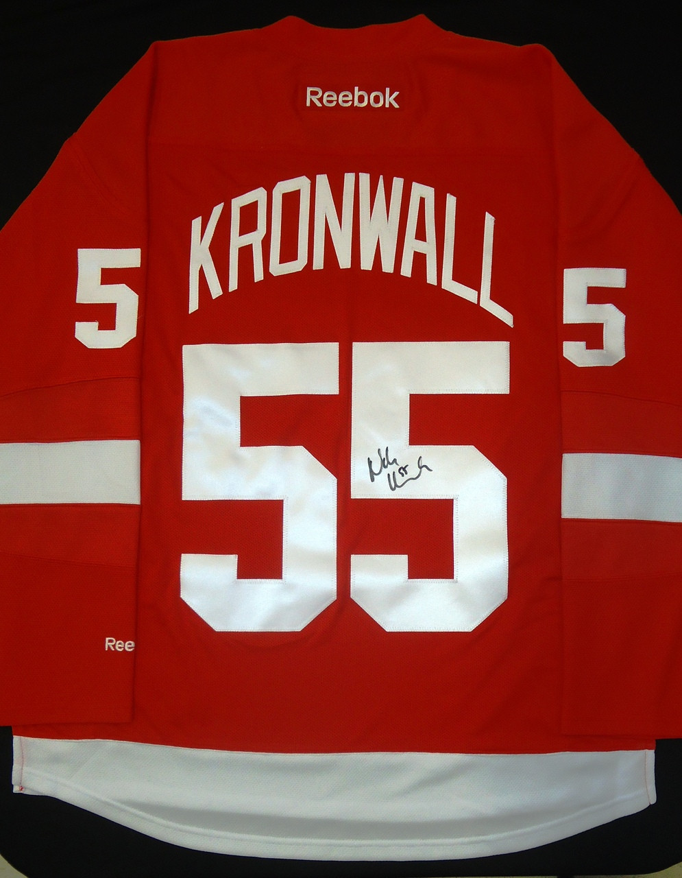 Niklas Kronwall Autographed Detroit Red 
