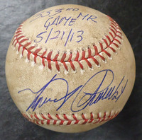 Miguel Cabrera Game Used Autographed Baseball