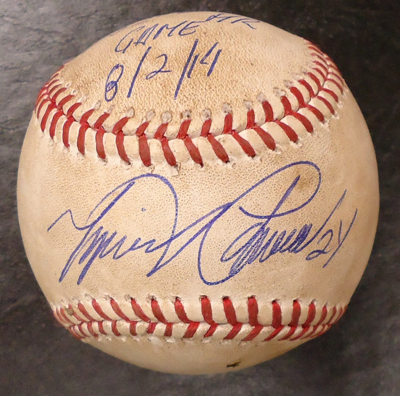 Miguel Cabrera Game Used 382nd Home Run Game Baseball #1 - Autographed and  Inscribed - Detroit City Sports