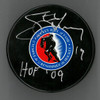Steve Yzerman Autographed Hall of Fame Puck