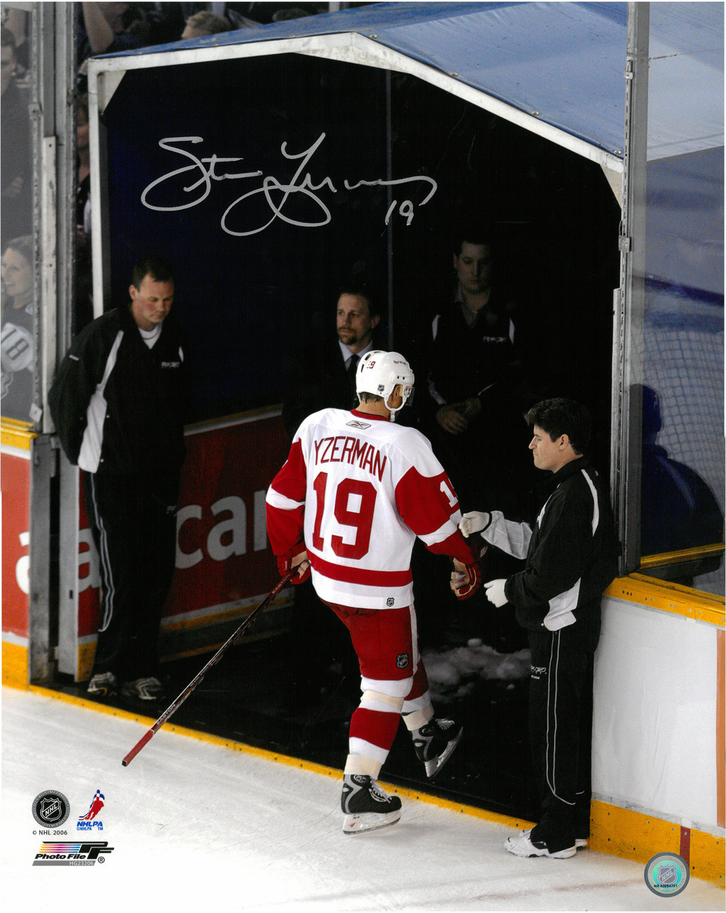 Steve Yzerman Peterborough Pete's Game Worn And Autographed Jersey