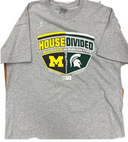 Michigan & Michigan State House Divided T-Shirt