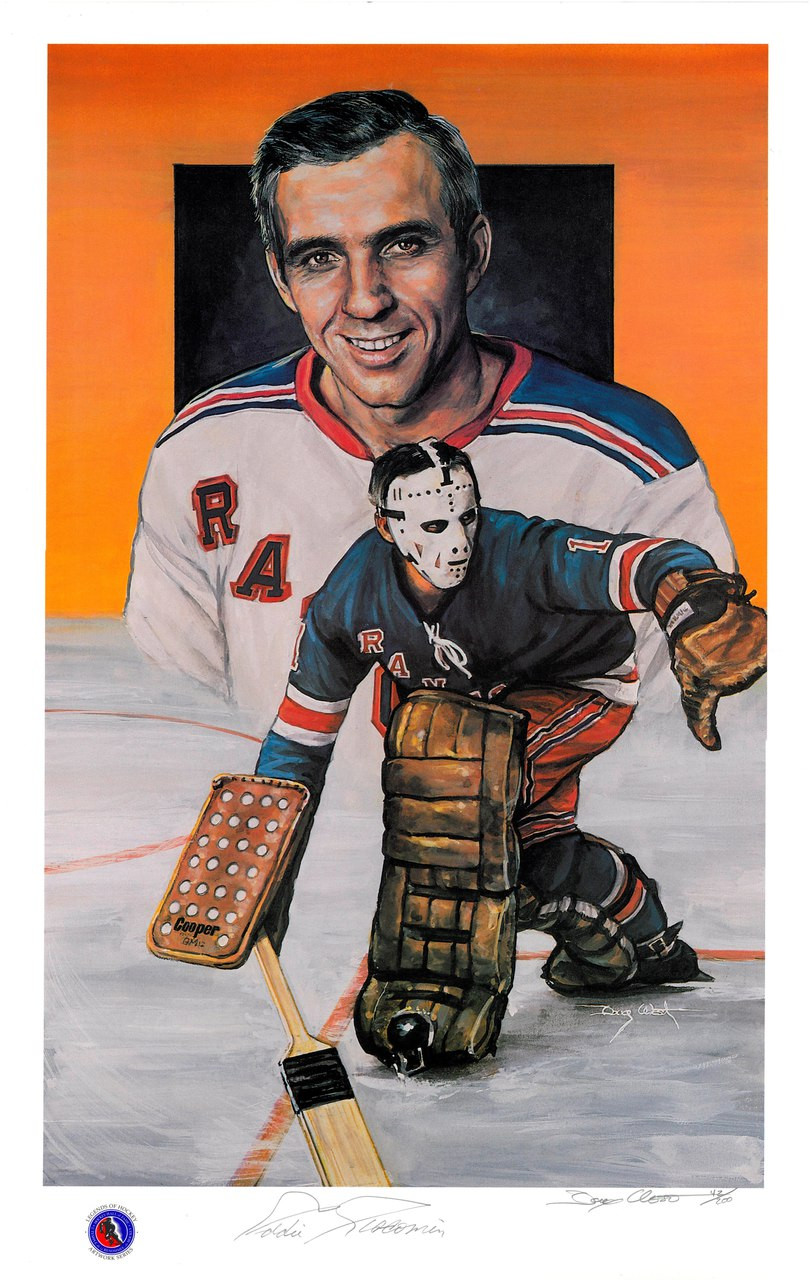 EDDIE BARCLAY AMERICANS IN PARIS USプロモ盤 Eddie Giacomin Autographed Limited Edition Legends of Hockey