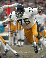 Joe Greene Autographed Pittsburgh Steelers 16x20 Photo #1