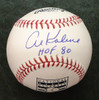 Al Kaline Autographed HOF Logo Baseball