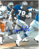 Doug English Autographed Detroit Lions 8x10 Photo #1