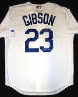 Kirk Gibson Autographed LA Dodgers Home Jersey
