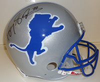 Barry Sanders Autographed Detroit Lions Throwback Replica Helmet (Pre-Order)