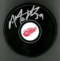 Anthony Mantha Autographed Detroit Red Wings Puck