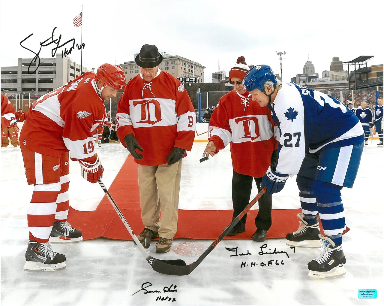 NHL Gordie Howe Detroit Red Wings Authentic 2014 Winter Classic