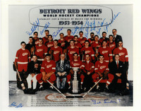 1953/54 Detroit Red Wings Team Signed Photo