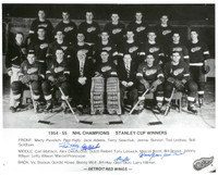 1954/55 Detroit Red Wings Team Signed Photo