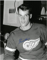 Gordie Howe Autographed Detroit Red Wings 11x14 Photo #2 - First NHL Game