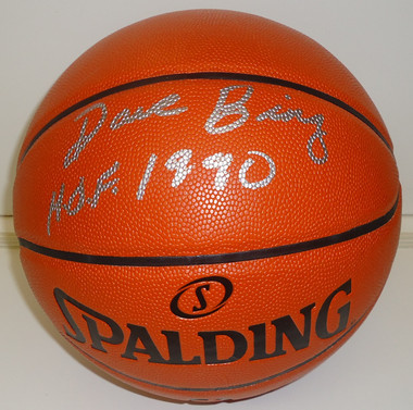 Dave Bing Autographed Basketball