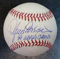 Lance Parrish Autographed Baseball - Official Major League Ball inscribed "84 World Champs"