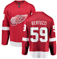 Tyler Bertuzzi Autographed Detroit Red Wings Home Fanatics Jersey