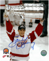 Steve Yzerman Autographed 8x10 Photo #2 - Stanley Cup (Pre-Order)