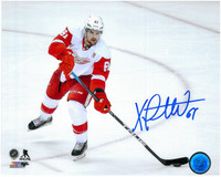 Xavier Ouellet Autographed Detroit Red Wings 8x10 Photo #1 - Passing The Puck