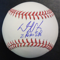 Daniel Norris Autographed Baseball - Official Major League Ball Inscribed "2 Peter 3:18"