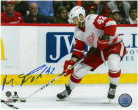 Martin Frk Autographed Detroit Red Wings 8x10 Photo #2