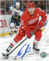 Nick Jensen Autographed Detroit Red Wings 8x10 Photo #4 - Home Action Vertical
