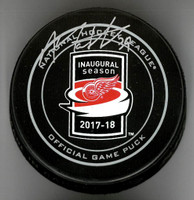 Anthony Mantha Autographed Little Caesars Arena Official Game Puck