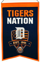 Detroit Tigers Nation Wool Banner