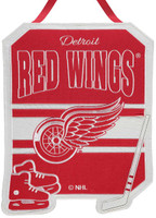 Detroit Red Wings Felt Warm Welcome Door Decor